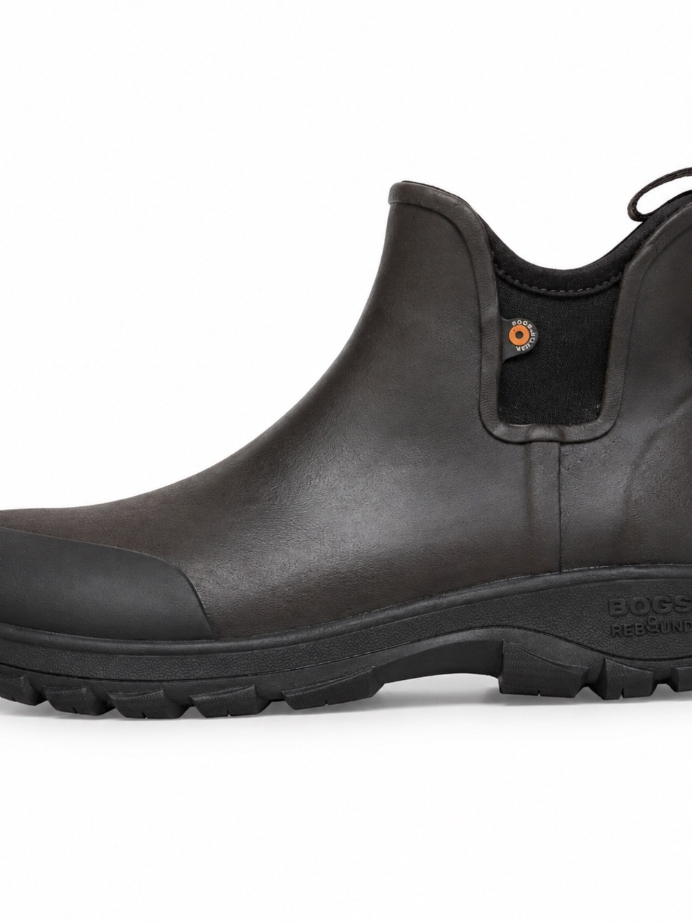 Bogs Men's Sauvie Slip On Waterproof Rain Boots - Dark Brown - Size 8